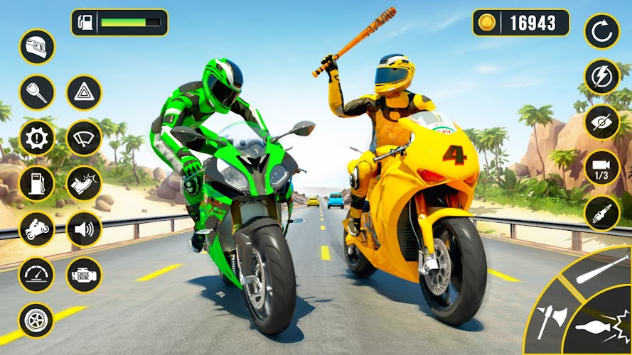 Moto Attack - Bike Racing Game Скриншот 1