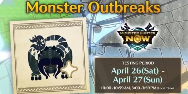 Bagong Tampok na Alert: Ang mga pagsiklab ng halimaw sa Monster Hunter ngayon