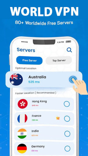 World VPN ဖန်သားပြင်ဓာတ်ပုံ 2