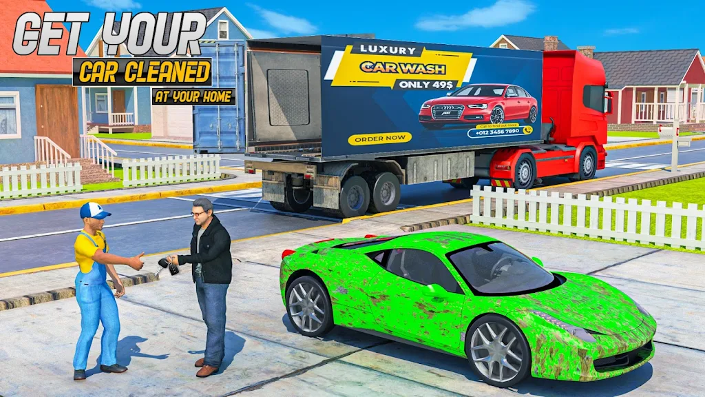 Mobile Car Wash: Car Games 3d ภาพหน้าจอ 2