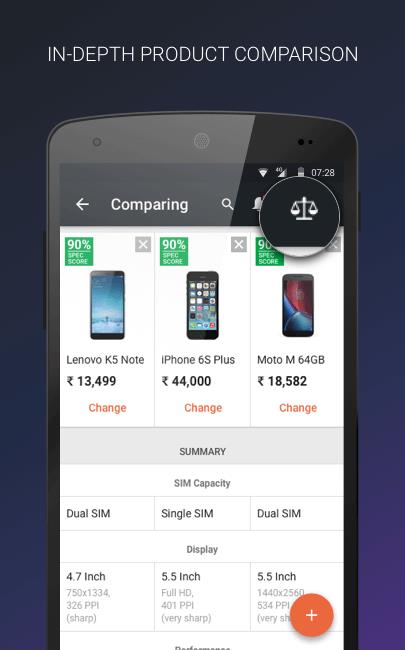 Mobile Price Comparison App 螢幕截圖 1