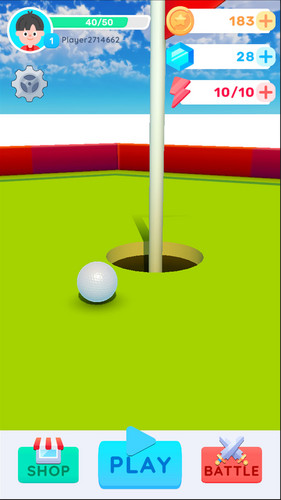 Mini Golf Battle Challenge 3D ภาพหน้าจอ 0