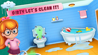 Little girl cleanup game 螢幕截圖 0