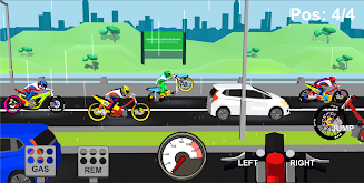 Indonesia Drag Bike Racing 3D 螢幕截圖 3