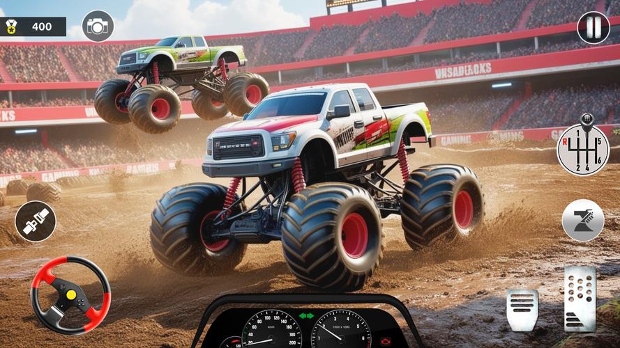 Monster Truck Racing Game 3D Schermafbeelding 3