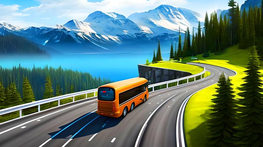 Bus Simulator Games: Bus Games ဖန်သားပြင်ဓာတ်ပုံ 0