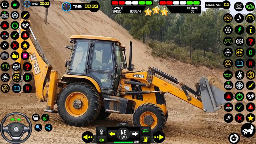 Real Snow Excavator - JCB Tangkapan skrin 3