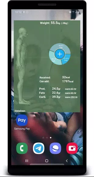 DietGram photo calorie counter Zrzut ekranu 2