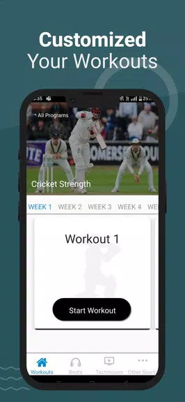 Cricket Strength & Power Zrzut ekranu 2