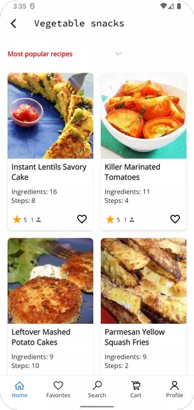 Cooking Recipes 스크린샷 1