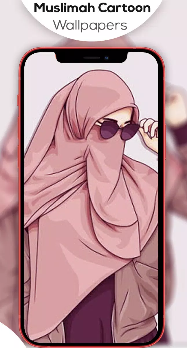 Muslimah Cartoon Wallpapers HD スクリーンショット 3