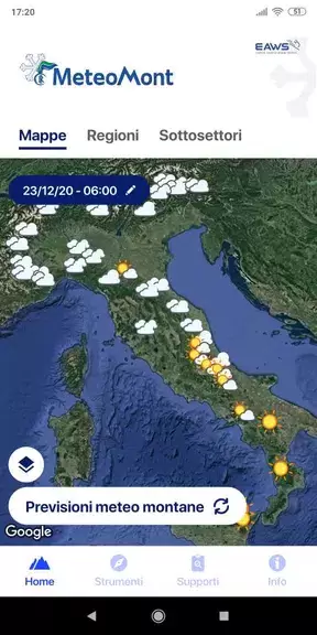 Schermata Meteomont 0