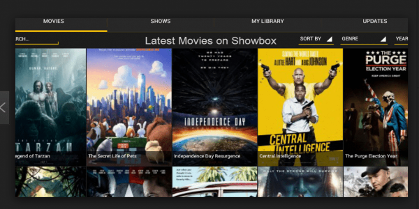 Showbox Zrzut ekranu 2