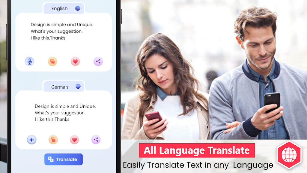 Text to speak : Translator Скриншот 3