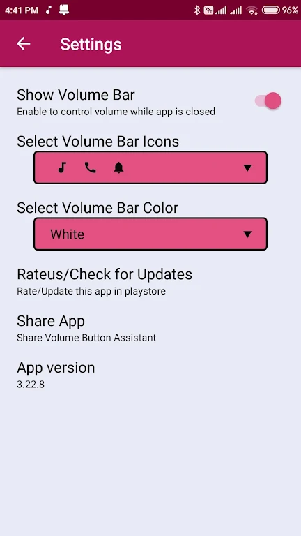 Volume Button Assistant 螢幕截圖 3