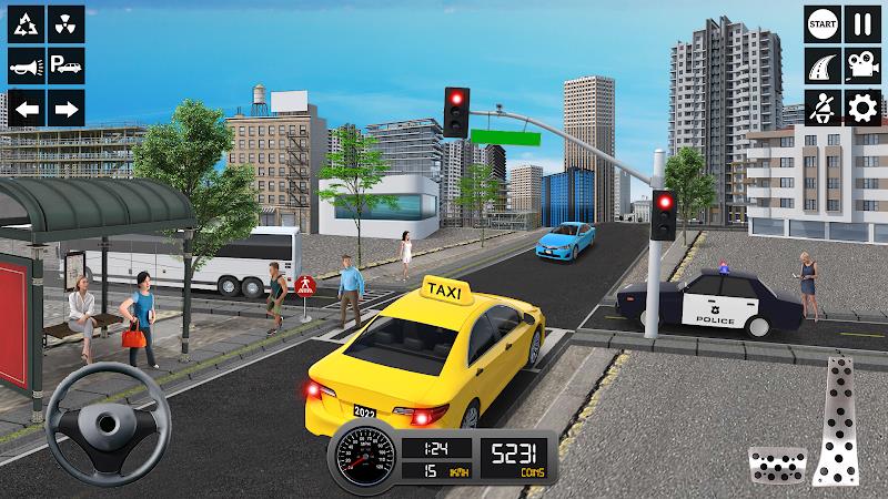 Taxi Simulator 3d Taxi Sim 螢幕截圖 2