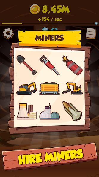 Idle Miner Clicker: Tap Tycoon Mod スクリーンショット 2