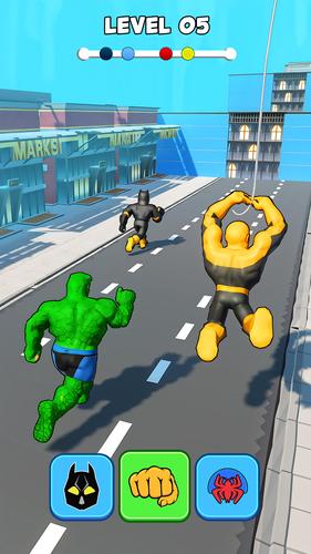 Superhero Transform Shift Game 螢幕截圖 0