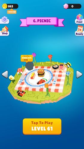 Tap Out 3D: Puzzle Game Ảnh chụp màn hình 1
