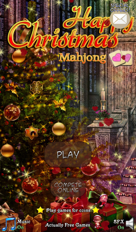 Hidden Mahjong Happy Christmas Ảnh chụp màn hình 0