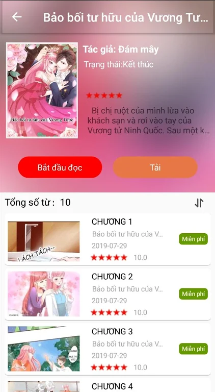 Ngôn Tình -- Webtoon,Manga,Comics Screenshot 1