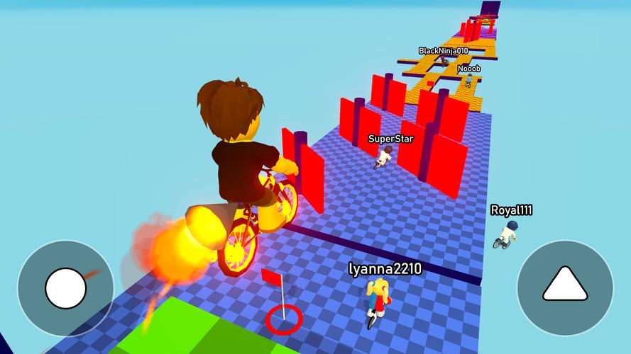 Obby bike: Parkour Adventure ภาพหน้าจอ 2