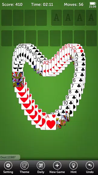 FreeCell Pro - No Wifi Schermafbeelding 1