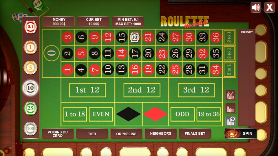 Roulette Mania 螢幕截圖 1
