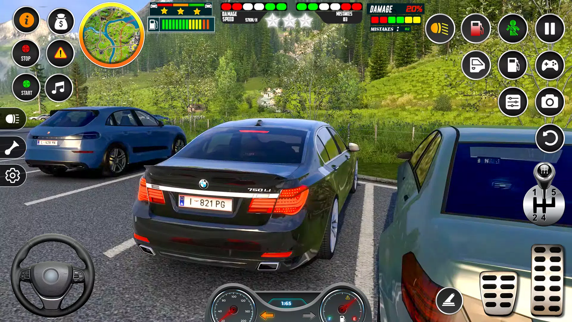 Classic Car Drive Parking Game ဖန်သားပြင်ဓာတ်ပုံ 0