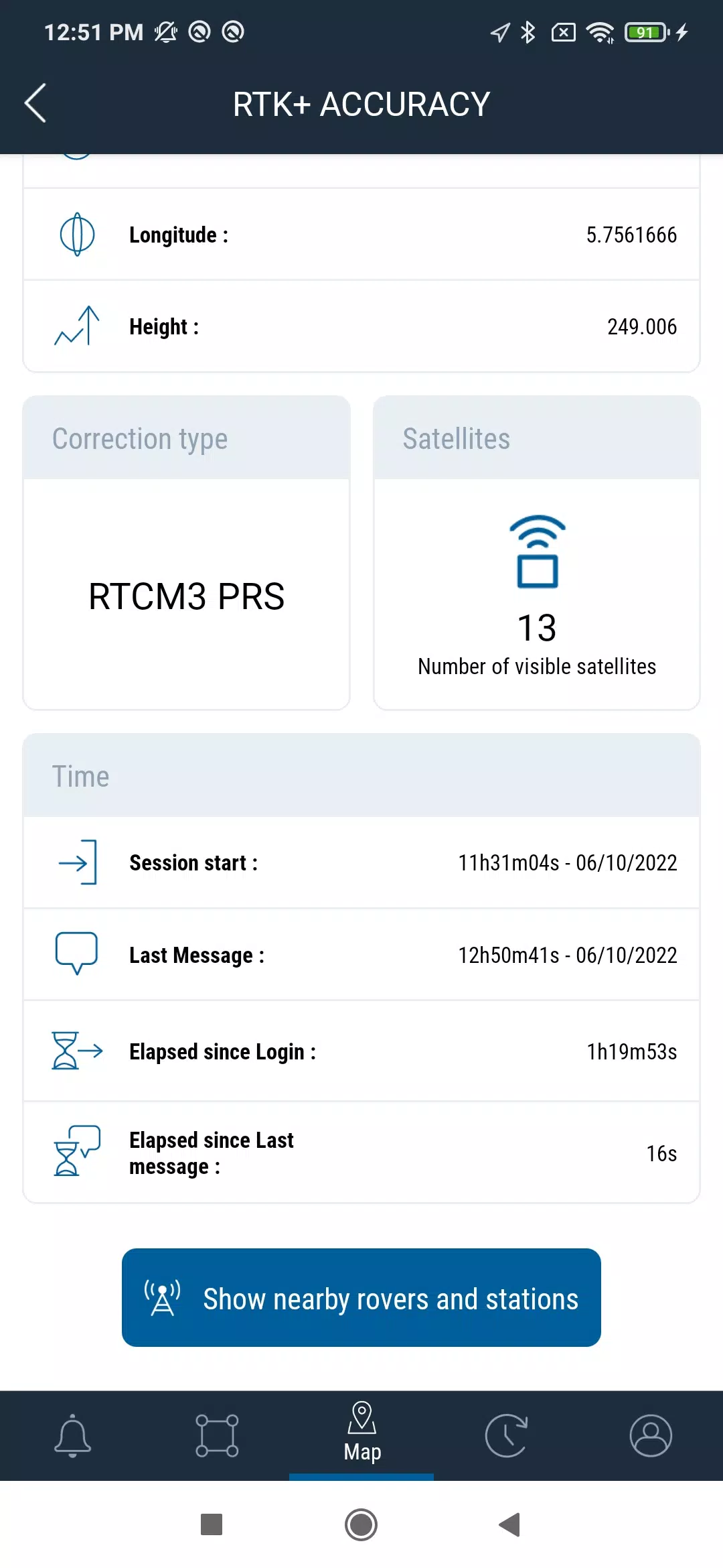 Raven RTK+ ACCURACY 螢幕截圖 3