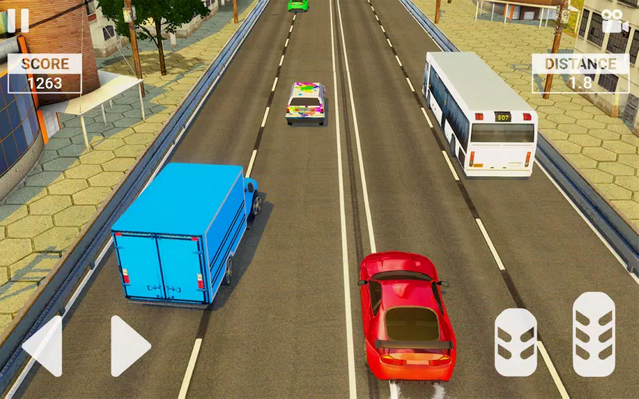 Real Highway Traffic Car Race ภาพหน้าจอ 2