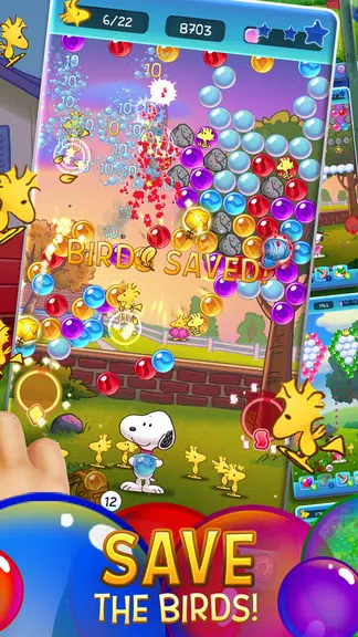 Bubble Shooter - Snoopy POP! স্ক্রিনশট 1