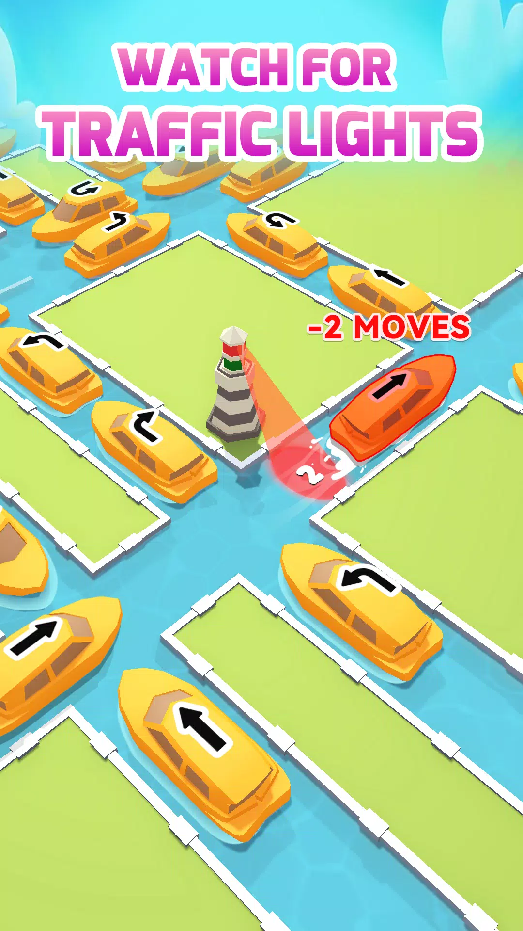 Canal Jam:Traffic Escape Schermafbeelding 2