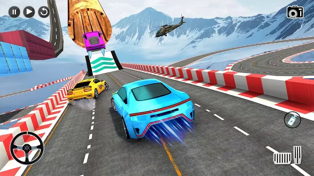 Mega Ramp Car Stunt Racing 3d Schermafbeelding 2