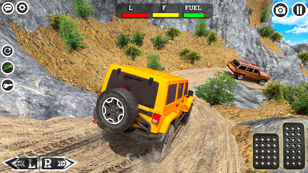 4x4 Mountain Climb Car Games 螢幕截圖 3