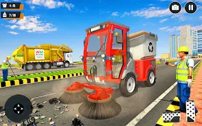 Real Garbage Truck Simulator Tangkapan skrin 0