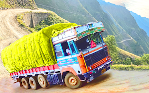 Indian Cargo Truck Driving 3D Screenshot 0