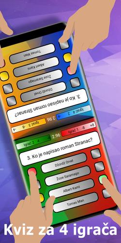 Kviz za 3 & 4 igrača Ekran Görüntüsü 1