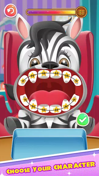 Doctor Dentist Game Captura de pantalla 1