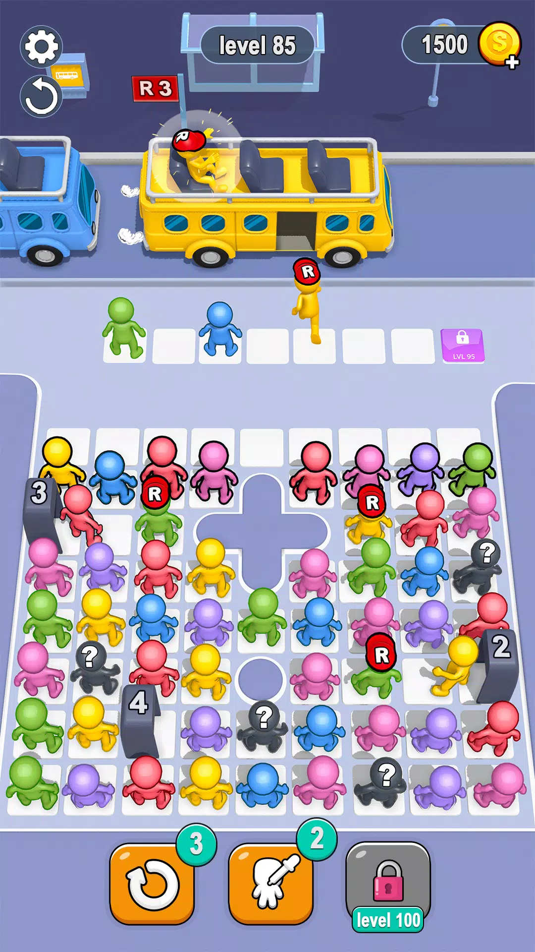 Bus Jam 3D Games 스크린샷 1