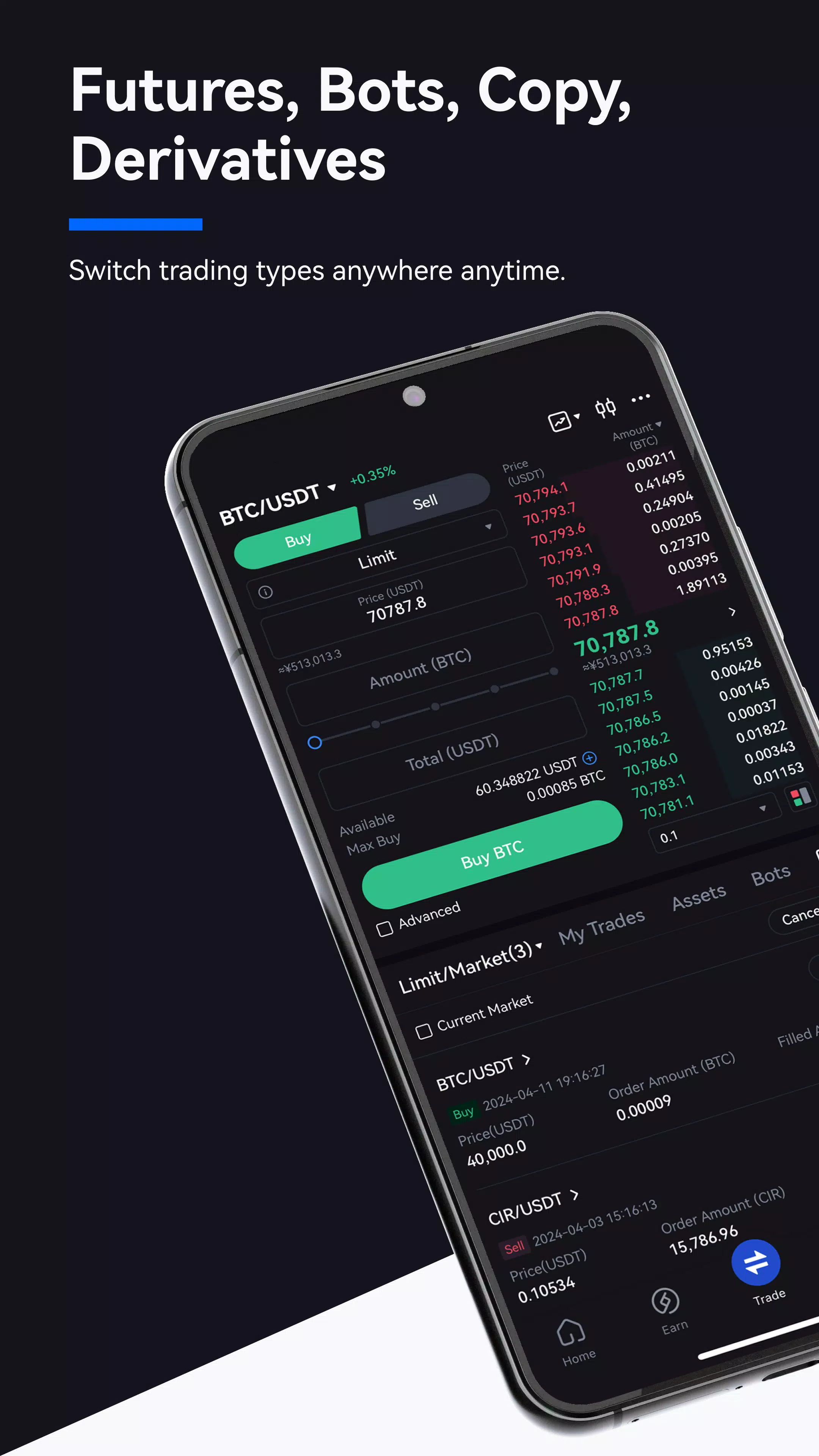 Gate.io Zrzut ekranu 1