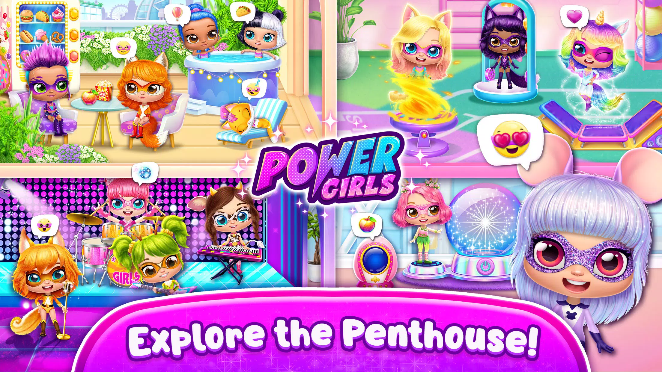 Power Girls - Fantastic Heroes Zrzut ekranu 2