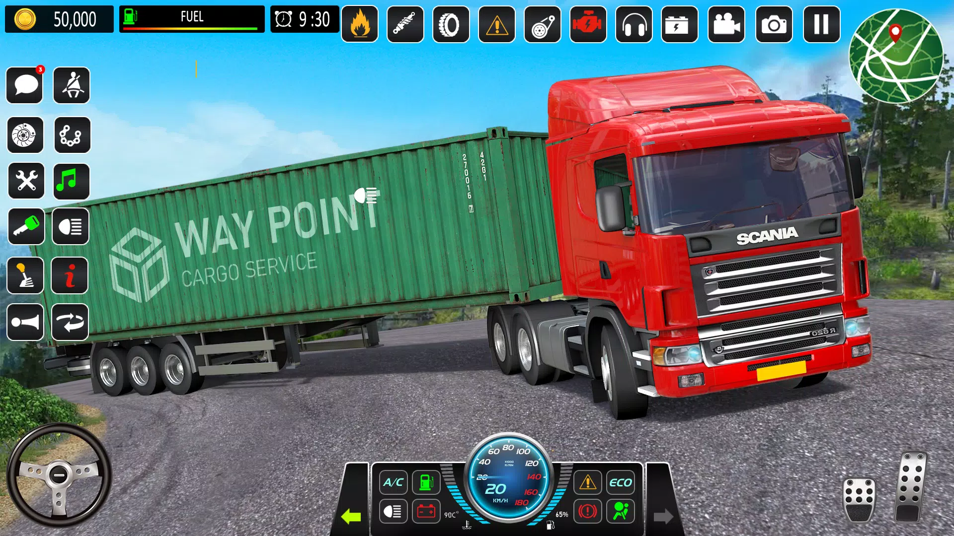 Mountain Truck Driving Games स्क्रीनशॉट 1