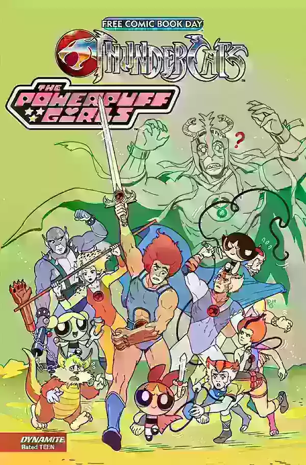 Thundercats Powerpuff Girls FCBD cover