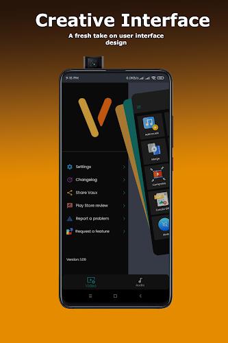 Vaux - Video and Audio Editor Скриншот 2