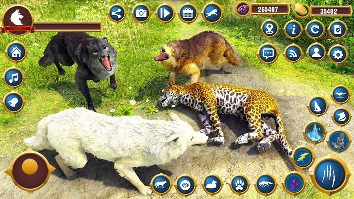 Arctic Craft Wolf Family Sim ภาพหน้าจอ 3