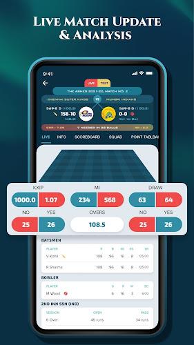 Magic Cricket Live Line - Exch स्क्रीनशॉट 1