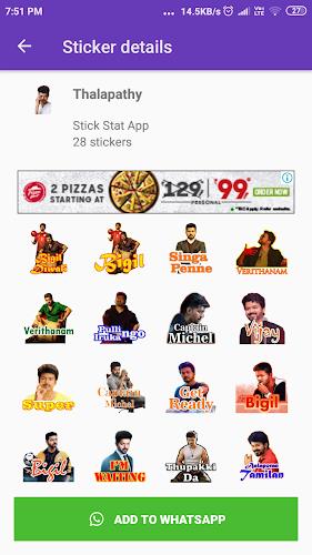 Tamil Stickers: WAStickerApps应用截图第0张