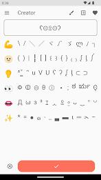 Kaomoji Japanese Emojis Smiley Ekran Görüntüsü 2