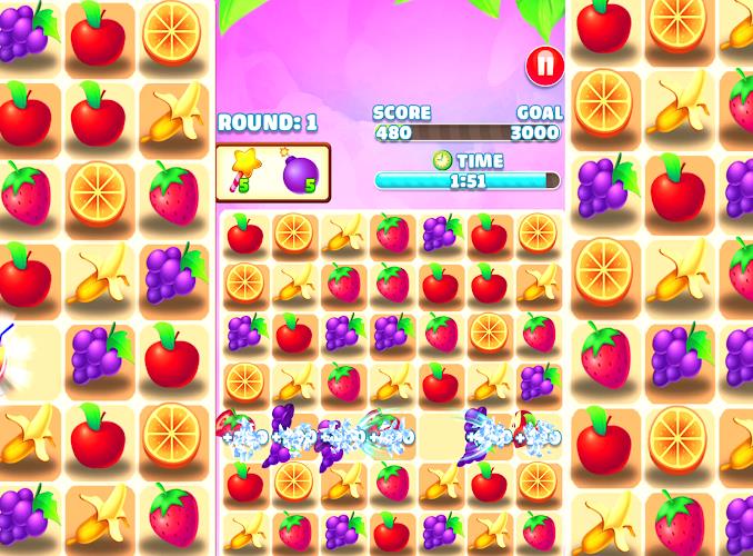 Juicy Fruit - Match 3 Fruit Ảnh chụp màn hình 2